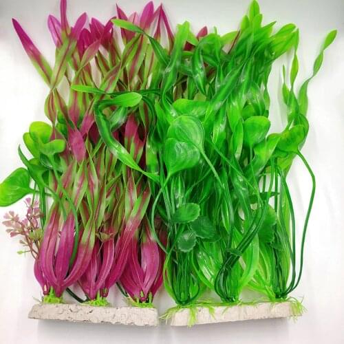 Aquaria Aquarium Plants Aquatic Water Grass Fish Decoration Alga Simulation Strip Water Kelp Fake Landscape Plant