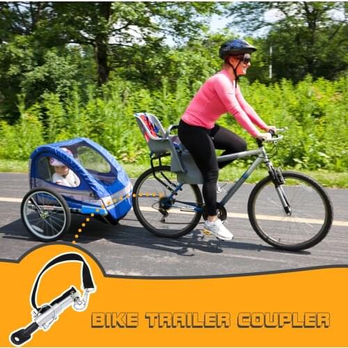 BESPORTBLE Bike Trailer Coupler Connector Hitch Baby Pet Hitch Linker Connector Hitch Adapter Attachment