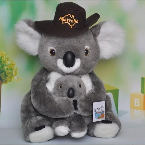 Big lovely high quality plush koala toy koala doll with hat gift about 39cm 0348