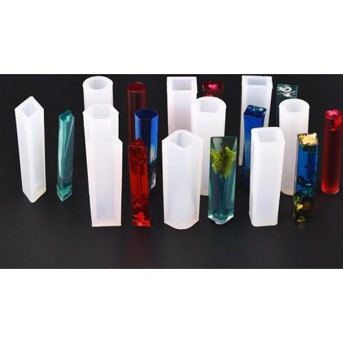 Cylindrical Cuboid Silicone Mold For DIY Crystal Epoxy Resin Jewelry Making Earrings Pendant Necklace Jewelry Tools
