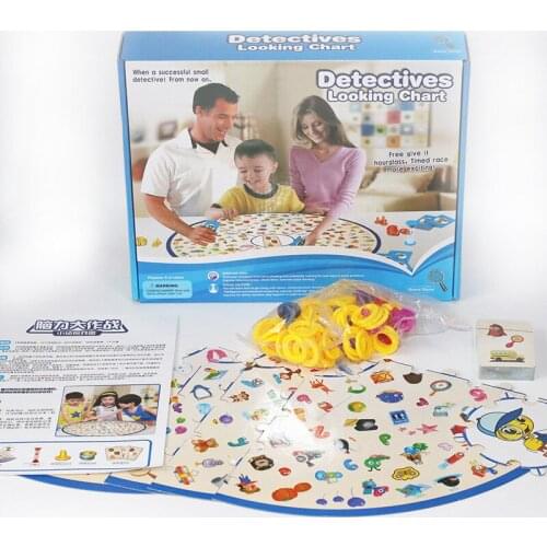Detectives Education Board Game Family/Party/Friends Funny Learning Game Best Gift for Children