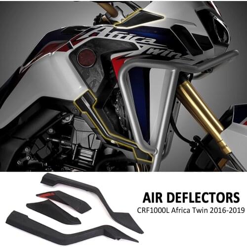 For Honda CRF1000L Africa Twin 2016 2017 2018 2019 CRF 1000 L Motorcycle Upper and Lower Air Deflectors Kit Wind Deflector