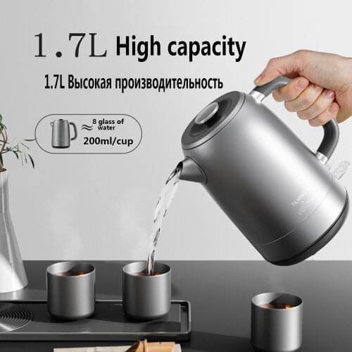 1.7L household electric kettle pure titanium 1500W portable travel kettle boiler household electric kettle Titanium pot