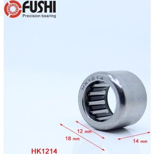 HK1214 Needle Bearings 12*18*14 mm ( 10 Pcs ) Drawn Cup Needle Roller Bearing HK121814 HMK121814