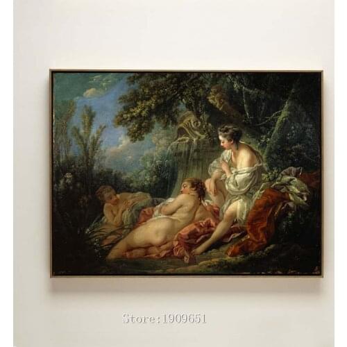 Classical religious figures nude women man scenery canvas printings oil painting printed on cotton no frame wall art decoration