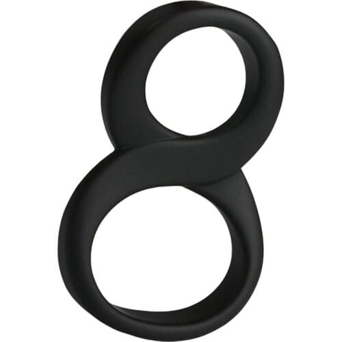 Penis Rings Sex Toys Double Penis Rings For Time Delay Silicone Cock Ring Adult Sex Toys For Men hot sale