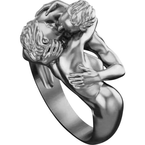 Rings Figure Men And Women Rings for Couple Temperament Engagement Party Gift 2021 New Fashion Jewelry Accessories Anillos Bague