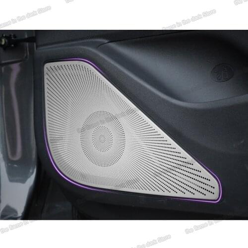 Lsrtw2017 Car Side Door Sound Speaker Panel Cover Moldings for Changan Cs75 Plus 2020 2021 Accessories Auto Styling Audio