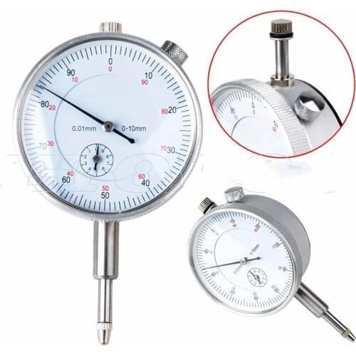 0-10mm Dial Indicator Gauge Precision 0.01mm Micrometer Meter Resolution Indicator Gauge Measuring instrument Tool
