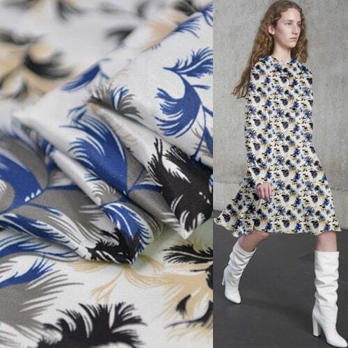 Fashion print silk cotton blended fabric silk blending cotton 16momme,SCT371