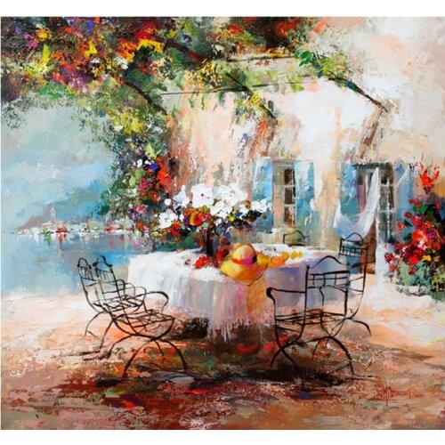 Oneroom,Needlework,Embroidery,DIY Landscape Painting,Cross stitch,kits,14ct House of Love Cross-stitch,Sets For Embroidery