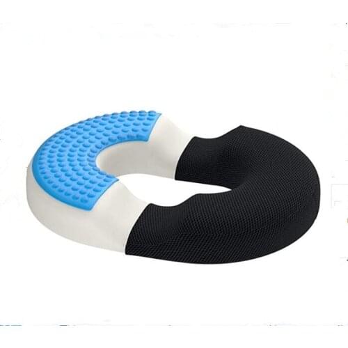 Seat Cushion Coccyx Orthopedic Memory Foam U Seat Massage Chair Cushion Pad Car U-Shape Seat Cushion gel Travel Breathable