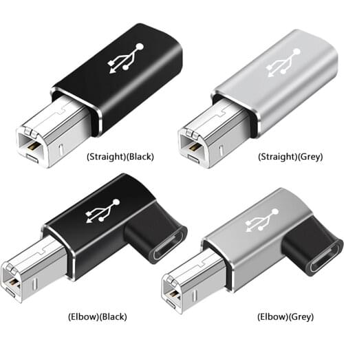 USB Type C Female to USB B Male Scanner Converter Male Adapter Convertor for Printer MIDI Controller Keyboard