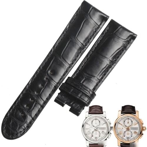 WENTULA watchband for Montblanc star 36969 4810 alligator skin /crocodile grain watch band