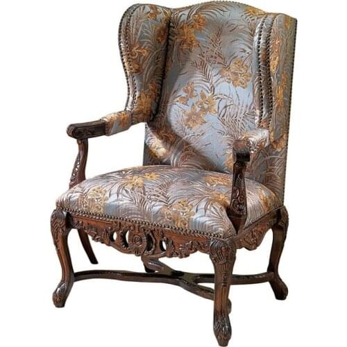 Luxury fabric chair for hotel lobby диван кресло GF09