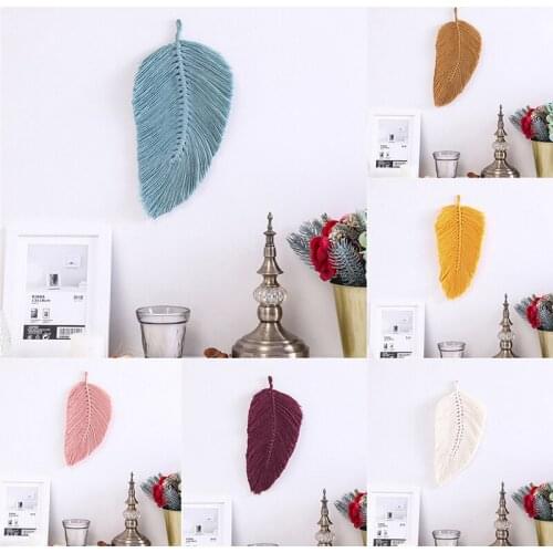 Handmade Macrame Hanging Decoration Hand-woven Boho Tassel Ornament Tapestry