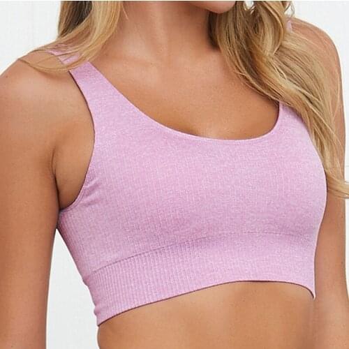 Sports Bra Yoga Sportswear Push Up Joggings Running Top Joggers Training Women Fitness Gym Bra Seamless Workout Yoga Activewear