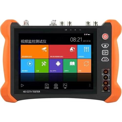 Top function X9-MOVTADHS IPC Security CCTV Tester Monitor with SDI TVI AHD CVI Multimeter/TDR/OPM/VFL/POE/4K H265 HDMI input