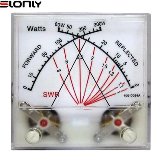1-4pcs With Backlight RPM RADIO SWR Watt Meter American MFJ Standing Wave Meter VU Meter Radio Station Power Meter Transmitter