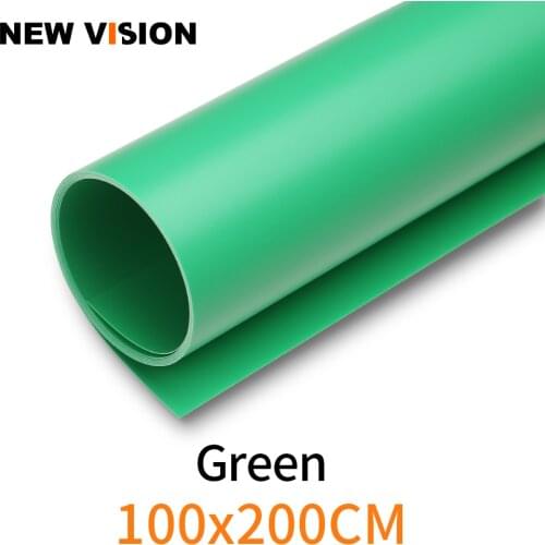 100cm*200cm 39"*79" Green Seamless Water-proof PVC Backdrop Background Paper for Photo Video Photography Studio
