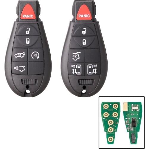 20Pcs 5+1 6Buttons Smart Remote Key Fob for M3N5WY783X / IYZ-C01C For Chrysler 300c Town Country 433Mhz For Jeep Commander @34