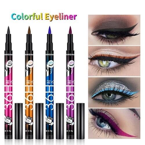 4 Colour High Quality Waterproof Black Eyeliner Liquid Make Up Beauty Comestics Eye Liner pen