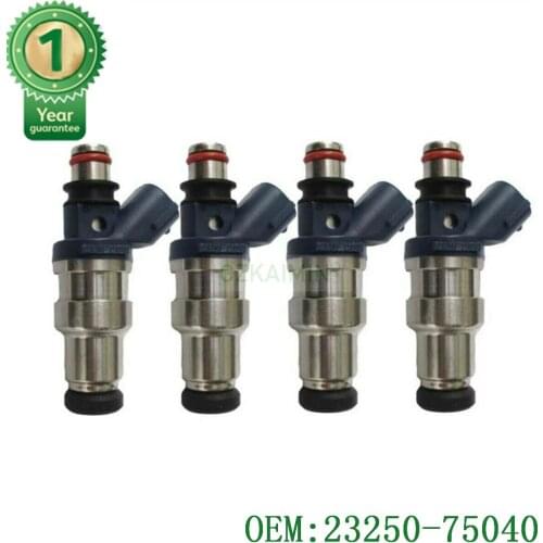 NEW high quality nozzle Flow Matched Fuel injectors oem 23250-75040 2325075040 For 1995-2000 Toyota Tacoma Hilux 2.4 2RZFE