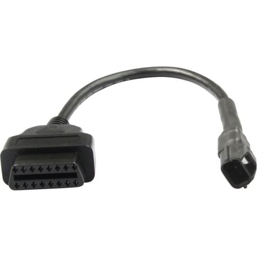 ATDIAG 3 To 16 Pin Autocycle OBD Adapters OBD2 Diagnostic Cable Extension Connectors For KYMCO Motocycles