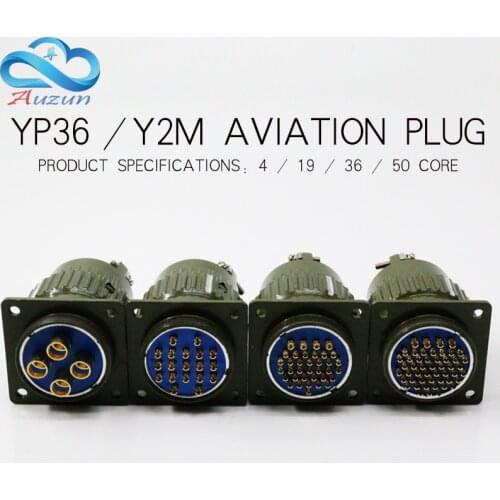 Aviation plug socket round connectorYP series 4/9/36/50/65core diameter 36MM aviation plug