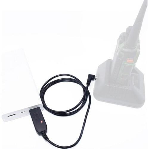 Baofeng Series Walkie-talkie Connection Base Usb Charging Uv5r For Baofeng Uv82 Uv9r Cable E6H1