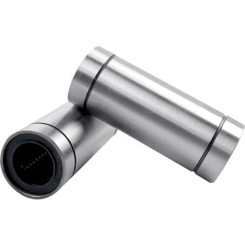 Free shipping 4 pcs/lot LM6LUU LM8LUU LM10LUU LM12LUU Linear Bushing CNC 3d printer parts Linear Bearings for linear Rods shaft