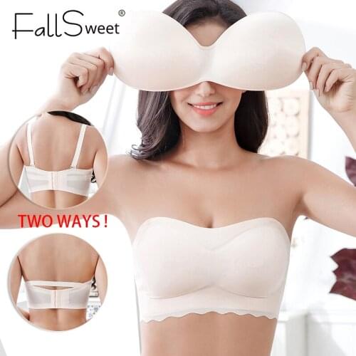 Plus Size M-XXXXXXL Sexy Push Up Bra Women Invisible Bras Underwear Lingerie for Female Brassiere Strapless Seamless Bralette