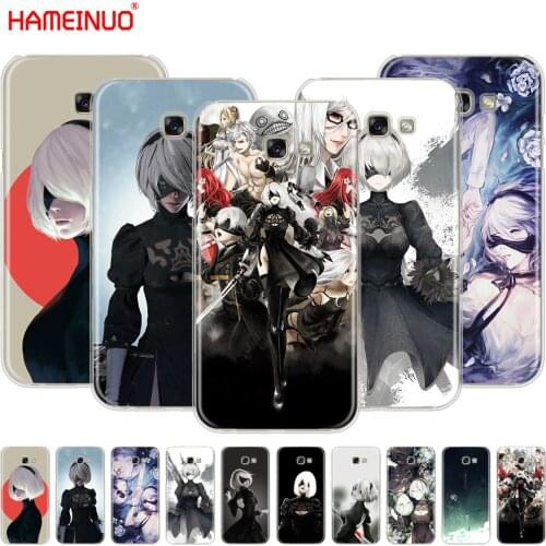 HAMEINUO yorha no.2 type b 2B NieR Automata cell phone case cover for Samsung Galaxy A3 A310 A5 A510 A7 A8 A9 2016 2017 2018