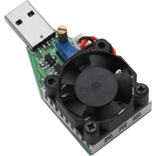 DC 3.7~13V USB 15W Adjustable Constant Current Electronic Load Discharger R9JC