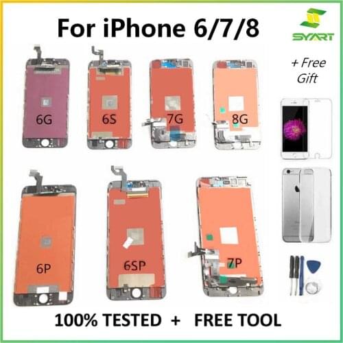 For iPhone 7 7Plus 6S 6S PLUS iphone 6 6G 6PLUS LCD display touch Screen For iphone7 7Plus 6S 6S PLUS 6 6G 6PLUS lcd screen