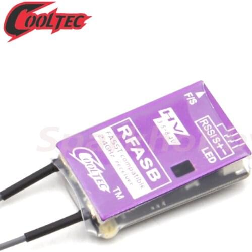 Free shipping Cooltechnology new Mini RFASB FASST SBUS 2.4G compatible receiver FPV drone for Futaba T8G T14SG T18MZ T16SG