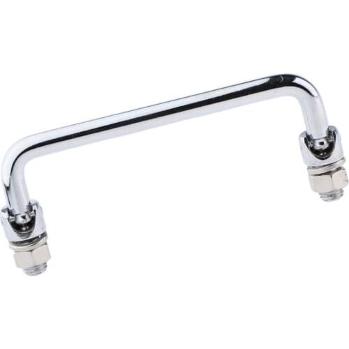 136mm Marine Stainless Polished Transom Door Hatch Folding Grab Handrail Boat Hardware