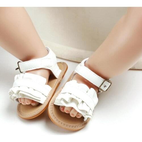 Summer Toddler Sandals Baby Boys Girls Soft Soled PU Leather Breathable Shoes
