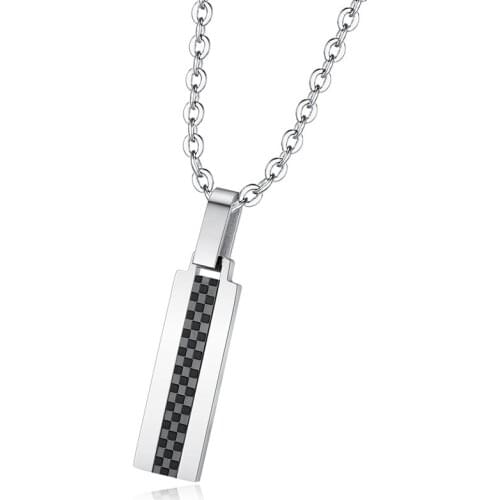 Fashion Couple Pendant Necklaces Black Rose Gold Unisex Lovers Couples Jewelry Fashion Gift Accessories