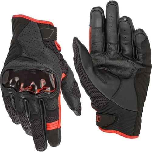 Motorcycle Gloves Alpine SMX-1 Air V2 Full Finger Racing Gloves Touchscreen Men Road Guante Moto Carbon Leather Luvas Motocross