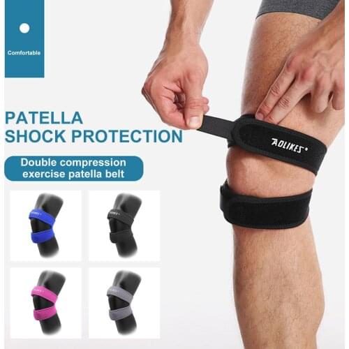 1Pc Outdoor Sport Running Knee Pad Wrap Sleeve Adjustable Knee Support Brace Leg Guard Patella Pad Fitness Sportswear