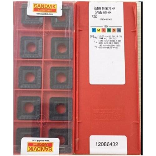 ORIGINAL 10PCS CARBIDE INSERT SNMM190624-HR4225