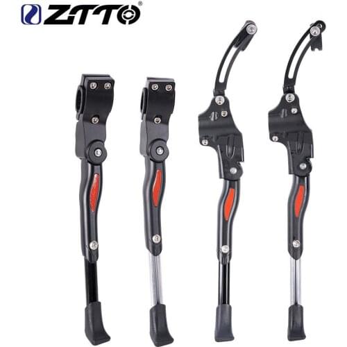 MTB Road Bike Kick Stand Bicycle Kickstand Adjustable Parking Rack 29 26 Bicycle Cycle Prop Side Rear Brace Bike Holder Parts