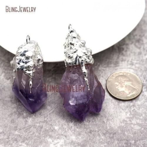 Hand Soldered Pendant Amethyst Crystal Point Pendant Soldered Jewelry Hippie Boho PM29132