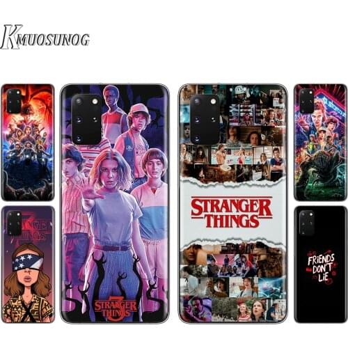 Stranger Things For Samsung S20 FE A91 A81 A72 A71 A52 A51 A42 A41 A32 A31 A21 A12 Lite Transparent Phone Case