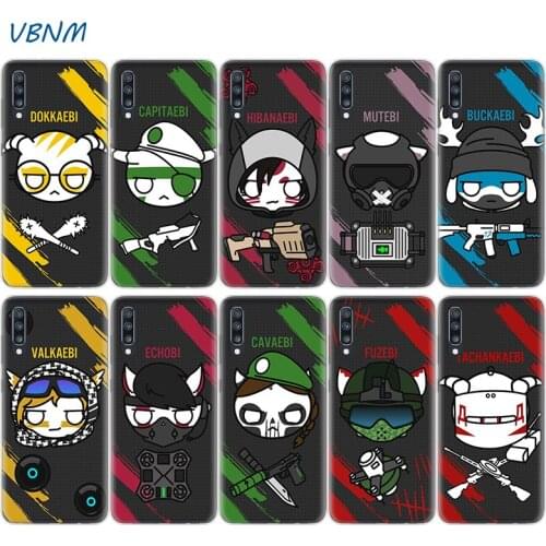 Rainbow Six Siege Bumper Phone Case For Samsung Galaxy A51 A71 A50 A70 A20 A30 A40 A10 A20E J4 J6 A6 A8 A7 A9 2018 Cover