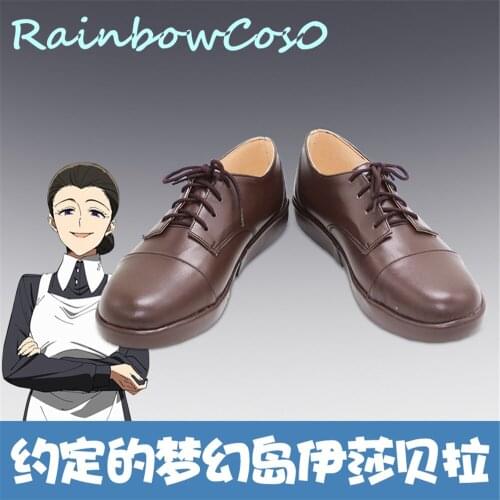 The Promised Neverland Ray Isabella Cosplay Shoes Boots Game Anime Halloween RainbowCos0W W1400