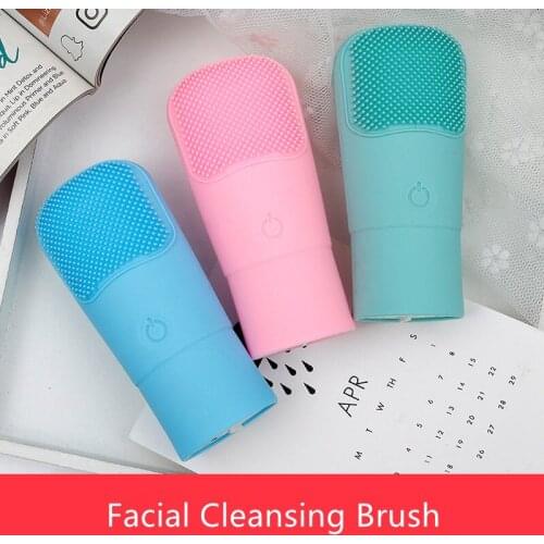 Brand New Battery Electric Face Cleansing Massager Brush Silicone Cleaner Deep Pore Waterproof Skin Massage Face Brushes