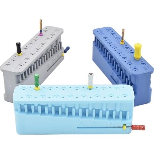 Dental Endo Files Measuring Block With Ruler Endodontic Instrument Autoclavable Block