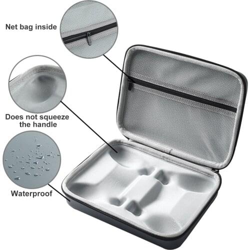 The Double Controller Storage Bag Gamepad Carry Case Portable Waterproof EVA Package for PS5 Handle Game Accessories Handbag